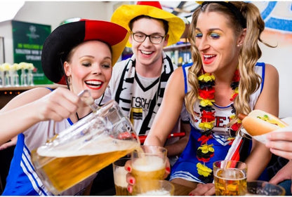 JUNG Klatschhand Deutschland Fußball EM 2024 Fanartikel, Schwarz-Rot-Gold Klatschhand für Fans der deutschen Nationalmannschaft, ideal für die Europameisterschaft 2024, Anfeuer-Accessoire für alle Fußball-Events