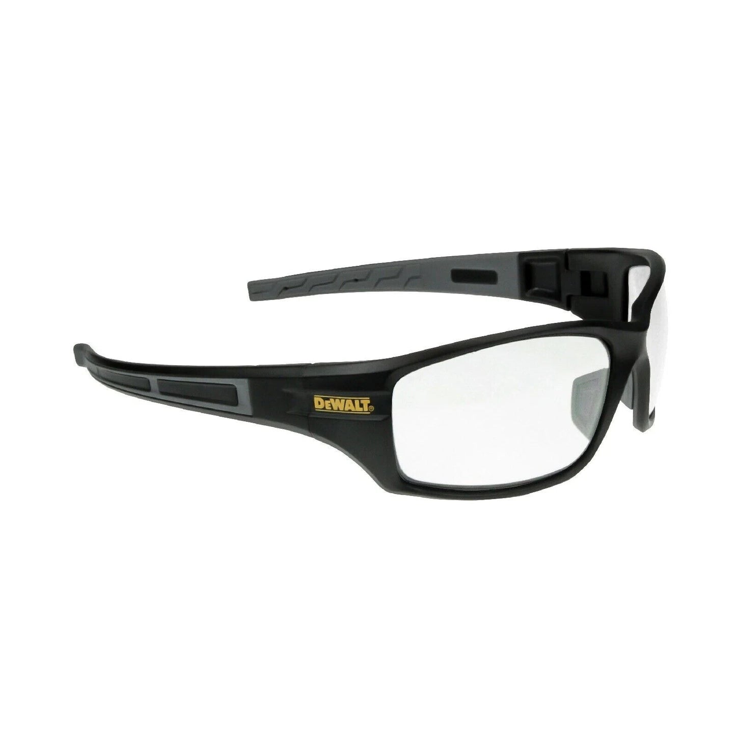 DEWALT Auger Clear Lens DPG101-1D EU Schutzbrille, UV-Schutz, Anti-Beschlag, ergonomischer Kunststoffrahmen, klare Linsen, für Werkstatt, Baustelle, Handwerk und Reparaturen, komfortabel, langlebig