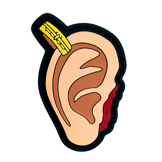 Diablo Player Ear Patch – Blizzard Series 5 Abzeichen – Exklusives PvP Ohr Sammler-Badge aus hochwertigem PVC mit Klett – Diablo II PvP Trophäe – Hochwertiger Patch für Fans