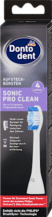 Dontodent Aufsteckbürste Sonic Pro Clean, 4 St