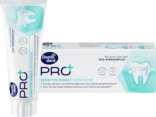 Dontodent PRO+ Zahnpasta PRO+ Sensitive Direkt, 75 ml