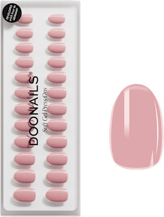 Doonails Künstliche Nägel, Soft Gel Press Ons Valentine Crush Short Round, 30 St