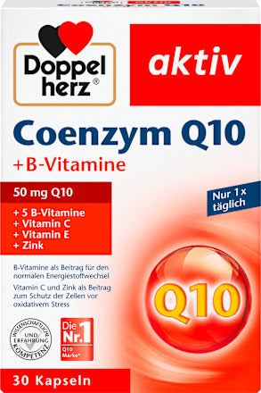 Doppelherz Coenzym Q 10 + B-Vitamine Kapseln 30 St, 12,5 g