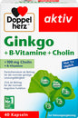 Doppelherz Ginkgo + B-Vitamine + Cholin Kapseln 40 St, 22,4 g