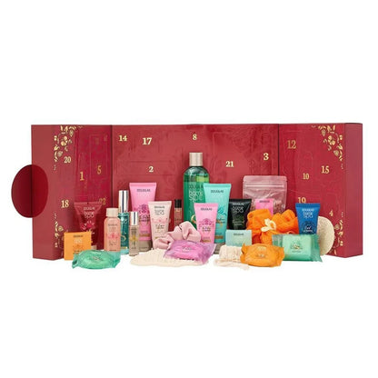 Douglas Home Spa Luxury Adventskalender 2025 Wellness Kalender mit Handcremes, Duschgel, Körperpflege, Handpflege für Damen und Herren ( Wert 180€ )