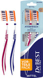 Dr. BEST Zahnbürste Clean Pro Atemfrisch 2in1 mittel, 2 St