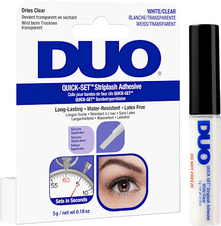 DUO Wimpernkleber Quick Set Adhesive - Clear, 5 g