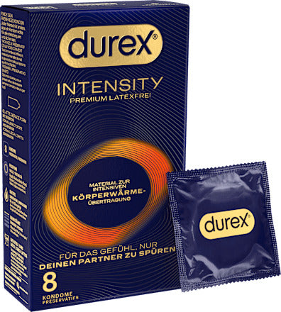 Durex Kondome Intensity, Breite 56mm, 8 St