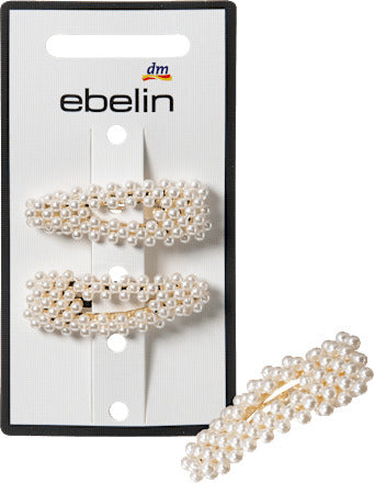 ebelin Haarclips Perlen klein, 2 St