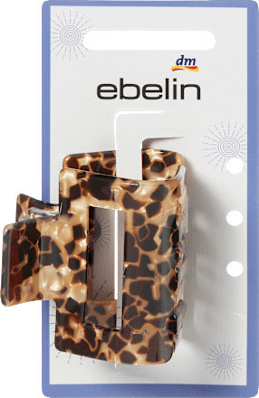 ebelin Haarklammer mit Cut-Out, Leo-Optik, 1 St
