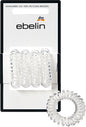 ebelin Spiralhaargummis midi, transparent, 4 St