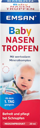 Emsan Nasentropfen für Babys und Kleinkinder, 20 ml