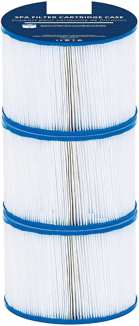 JUNG Whirlpool Ersatzfilter 3er Set – antibakterielle Filterkartuschen für aufblasbare Whirlpools, selbstaufblasende beheizte SPA Pools, kompatibel mit Typ SP-N1408778, mit Backti-Stop® Technologie
