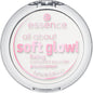 essence Kompaktpuder All About Soft Glow! Fixing Waterproof, 8 g