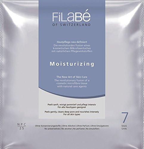 FiLaBe Moisturizing Tücher zur Gesichtsreinigung & Pflege für unreine Haut – 28 vegane Anti-Aging Mikrofasertücher mit natürlichen, Gesichtspeelings