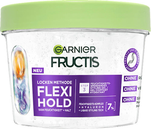 GARNIER FRUCTIS Haargel Locken Methode Flexi Hold, 370 ml