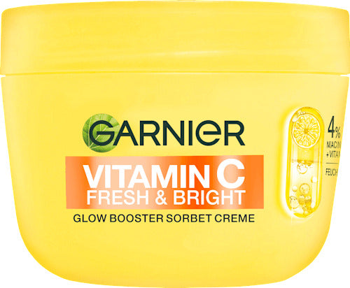 GARNIER Glow Booster Sorbet Creme Vitamin C, 85 ml