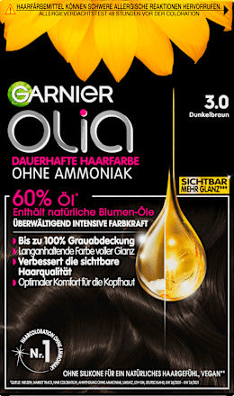 GARNIER olia Haarfarbe 3.0 Dunkelbraun, 1 St