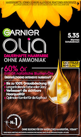 GARNIER olia Haarfarbe 5.35 Warmes Schokobraun, 1 St