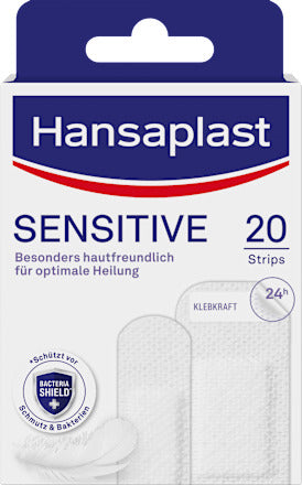 Hansaplast Pflaster Strips Sensitive, 20 St