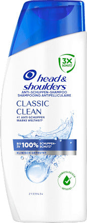 head&shoulders Shampoo Anti-Schuppen Classic Clean, Reisegröße, 95 ml