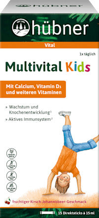 hübner Multivital Kids Direktsticks 15 St, 225 ml