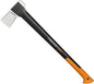 Fiskars Spaltaxt X25-XL, 2,4 kg Profi-Holzspaltaxt mit Antihaft-Stahlklinge und Glasfasergriff, 72 cm lange Axt zum Spalten großer Holzstämme, inklusive Transportschutz, Schwarz/Orange, 1015643