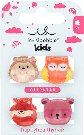 invisibobble Haarklammern Clipstar Kids Clever Classmates, 4 St