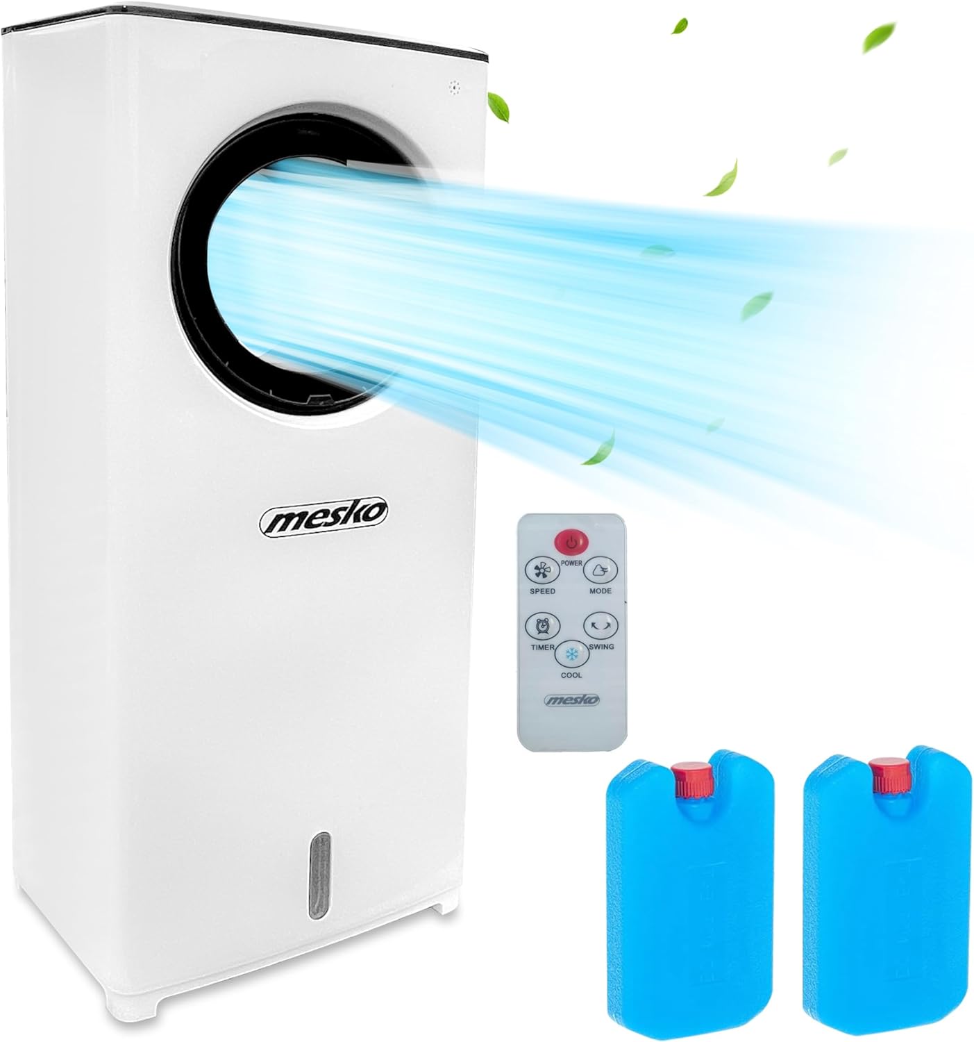 JUNG BLADELESS Mobile Klimaanlage ohne Abluftschlauch, 3-in-1 Luftkühler, Luftreiniger, Luftbefeuchter, Fernbedienung, 8h Timer, leise, für Räume bis 10m², energiesparend und umweltfreundlich