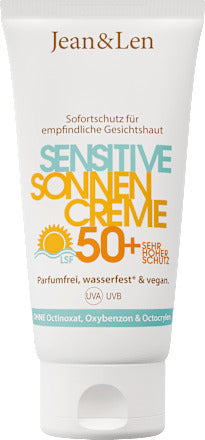 Jean&Len Sonnencreme sensitiv LSF 50+, 50 ml