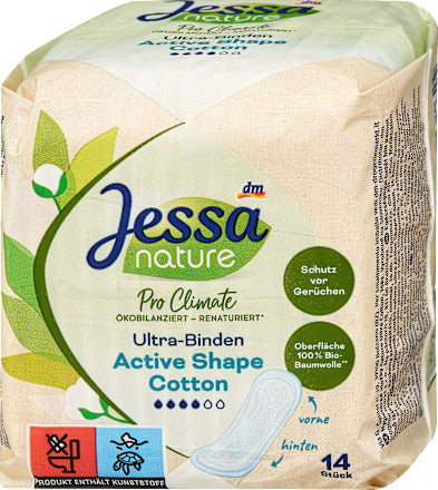 Jessa Ultra-Binden Active Shape Cotton Pro Climate, 14 St