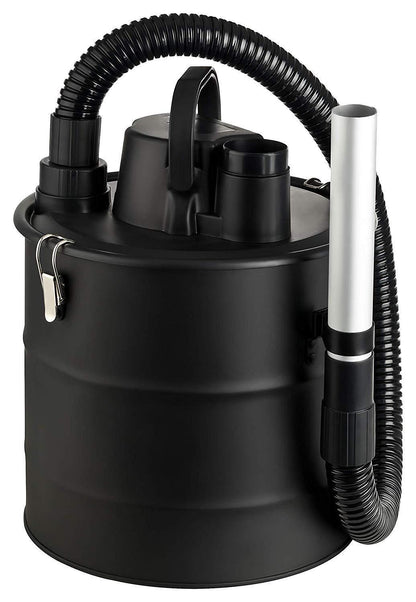 Jung Kinzo K0411 Aschesauger Kaminsauger 800W, 18L Edelstahlbehälter, 2in1 Nass- und Trockensauger mit Gebläsefunktion, wiederverwendbarer HEPA-Filter, flexibler Saugschlauch, ideal für Grill und Feuerstellen