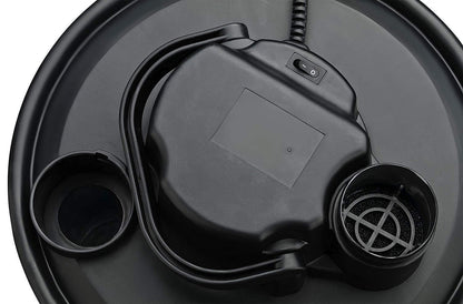 Jung Kinzo K0411 Aschesauger Kaminsauger 800W, 18L Edelstahlbehälter, 2in1 Nass- und Trockensauger mit Gebläsefunktion, wiederverwendbarer HEPA-Filter, flexibler Saugschlauch, ideal für Grill und Feuerstellen