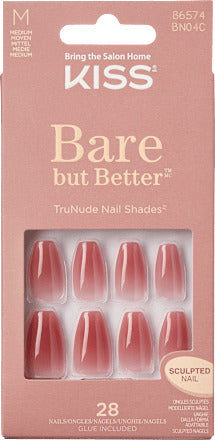 KISS Künstliche Nägel Bare But Better True Nude, 28 St