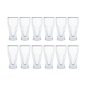 Klasique Doppelwandige Latte Macchiato Gläser 400ml, 12er Set, Thermogläser Schwebeeffekt, Borosilikatglas, hitzebeständig, Cappuccino Gläser