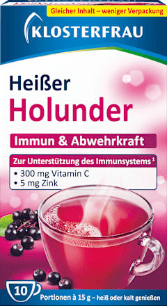 Klosterfrau Heißer Holunder Heißgetränk Beutel 10 St., 150 g