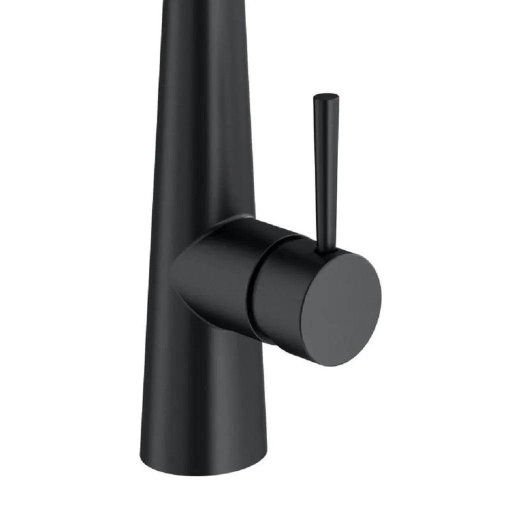 Mariner Küchenarmatur Cucina mit 360° Schwenkbarem Auslauf und Ausziehbarer Brause – Einhebelmischer für Küche, Warmwasserarmatur und Kaltwasseranschluss, Flexschläuche Inklusive