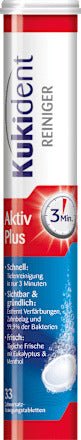 Kukident Gebissreiniger Tabs Aktiv Plus, 33 St
