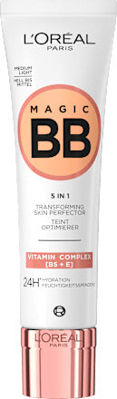 L'ORÉAL PARiS BB Cream 5in1 feuchtigkeitsspendend, Hell bis Mittel LSF 11 30 ml