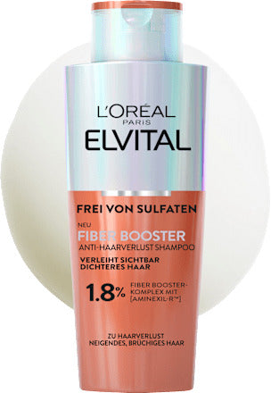 L'ORÉAL PARiS ELVITAL Shampoo Fiber Booster, Anti-Haarverlust, 200 ml