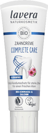 lavera NATURKOSMETIK Zahnpasta Complete Care fluoridfrei, 75 ml