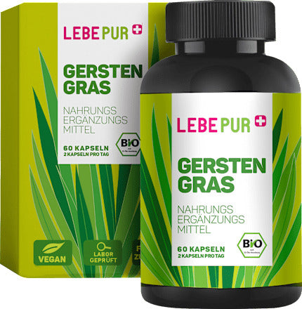 Lebepur Gerstengras Kapseln 60 St, 37 g