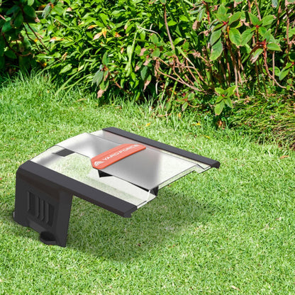 YARD FORCE Rasenroboter XPower 400 mit Bluetooth-App, Mähgarage mit Klimatisierung, Sensorik-Schutzsystem und Mulchfunktion für automatische Pflege von Rasenflächen bis zu 800 m²