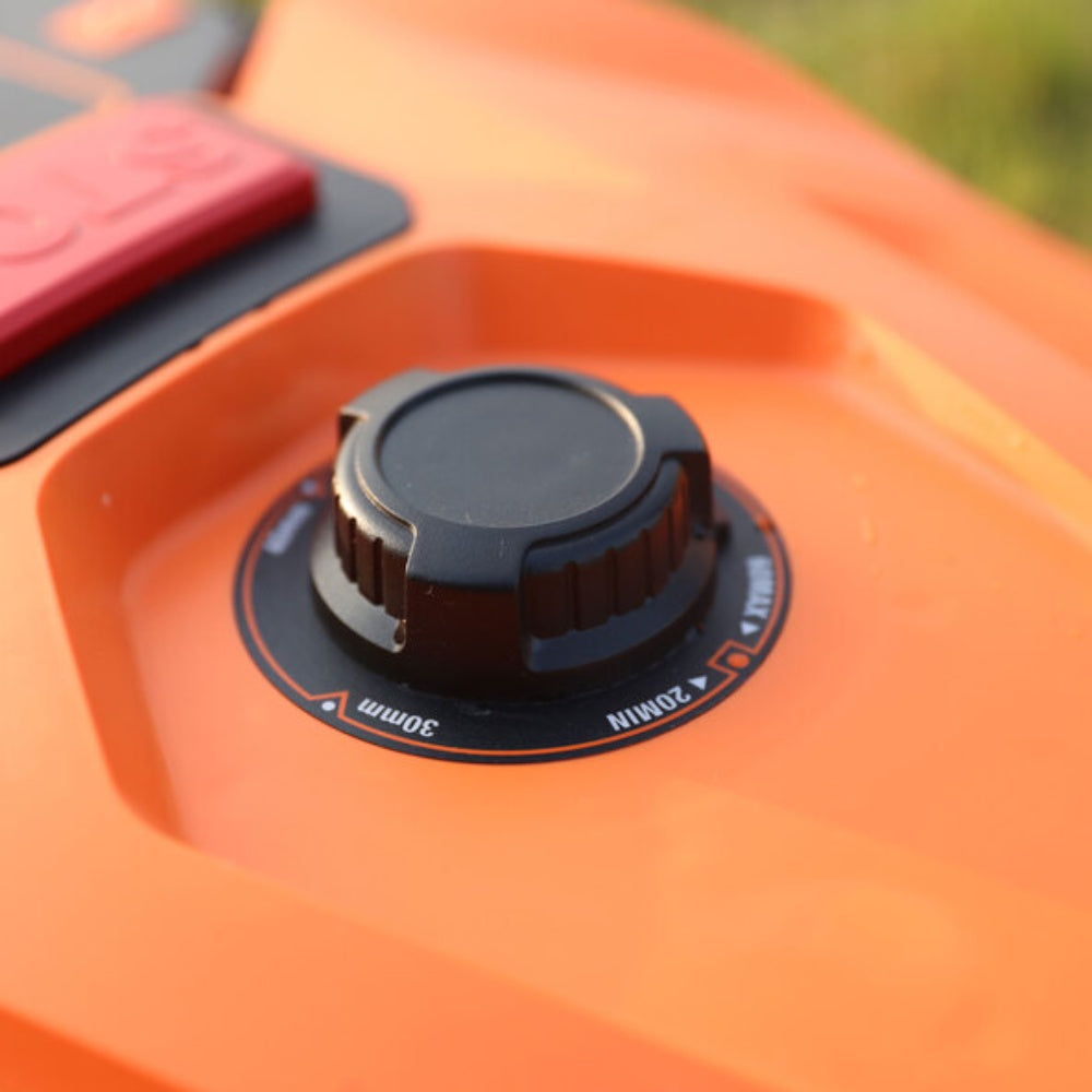 YARD FORCE Rasenroboter XPower 400 mit Bluetooth-App, Mähgarage mit Klimatisierung, Sensorik-Schutzsystem und Mulchfunktion für automatische Pflege von Rasenflächen bis zu 800 m²