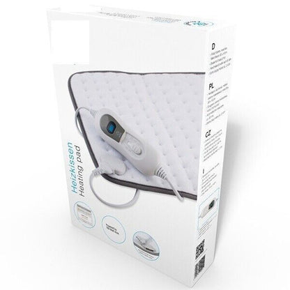 MIA Heizkissen, Wärmekissen, Heizkissen 40 x 30 cm, Soft-Fleece Heizkissen, elektrisches Wärmekissen, Heizkissen mit 3 Temperaturstufen, Heizkissen waschbar, Heizkissen mit Kabelfernbedienung