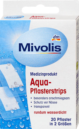 Mivolis Aqua-Pflasterstrips, 20 St