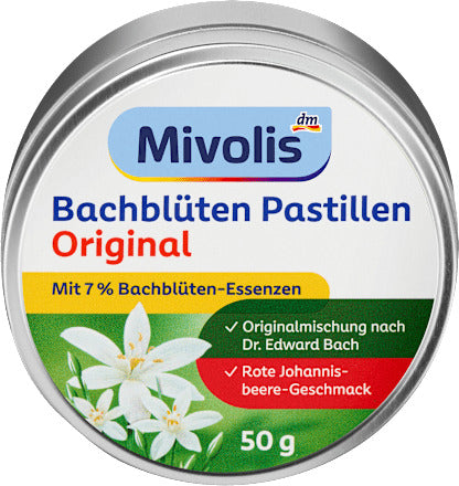 Mivolis Bachblüten Pastillen, 50 g