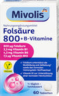 Mivolis Folsäure 800 + B-Vitamine Tabletten 60 St, 19 g
