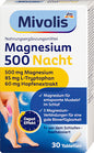Mivolis Magnesium 500 Nacht Depot Tabletten, 30 St, 44 g