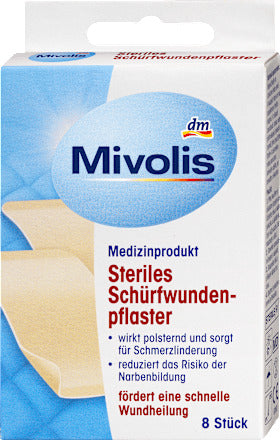 Mivolis Schürfwundenpflaster, 8 St